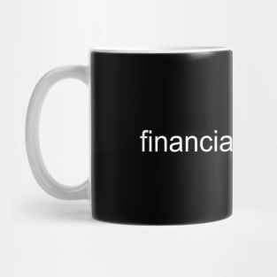 Verified Financial Advisor (White Text) Mug